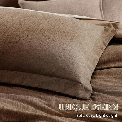 Monbix Oversized Queen Comforter Set, Bed in a Bag 7 Pieces - Image 6