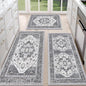 HEBE Boho Kitchen Rugs Set of 3, Non Slip Washable Kitchen Mats by HEBE
