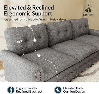 HERA'S HOUSE 2 Pieces Modular Sectional Sofa Sets, Oversized Couch Set - Image 9