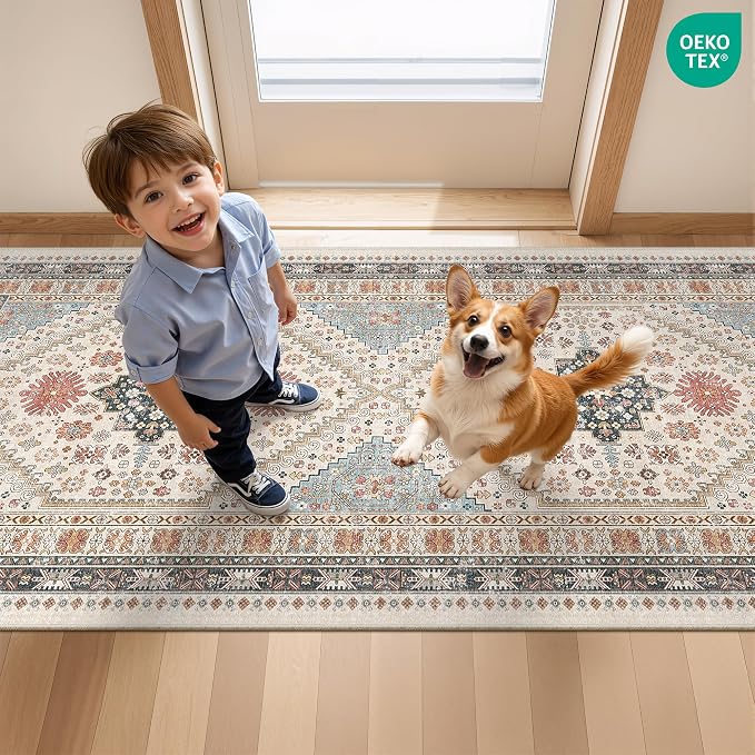 Runner Rug 2x10, Washable Rugs for Entryway Rug, Bathroom Bedroom - Image 8