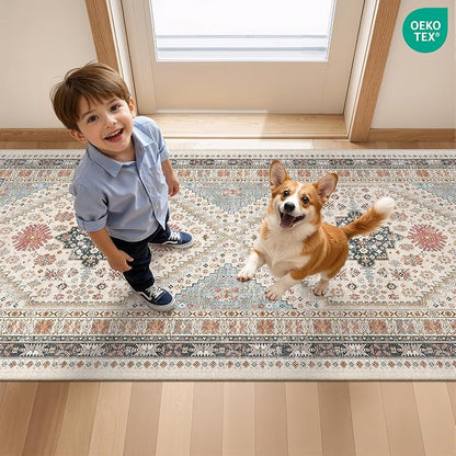Runner Rug 2x8 Runners for Hallways Washable Rugs, Non Slip Low Pile Soft - Image 8