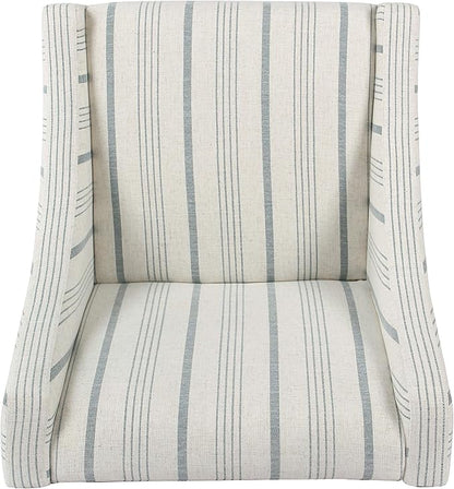 Homepop Home Decor Upholstered Classic Swoop Arm Accent Chair Accent Chairs - Image 7