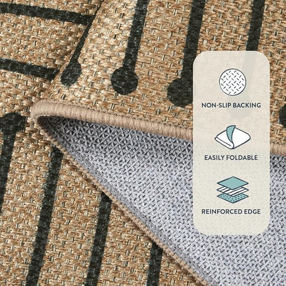 Lahome Neutral Outdoor Rug 5x7 - Image 5