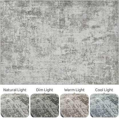 LOONGRUG 8x10 Area Rugs Washable Large Neutral Modern Living Room Rug | - Image 9