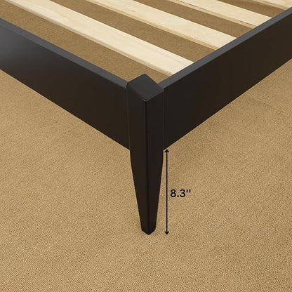 Bme Dinkee Queen Platform Bed Frame Wood 15 Inch - Image 10