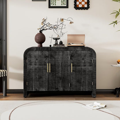 Retro Minimalist Curved Sideboard by SIYSNKSI