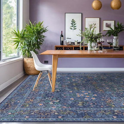 Washable Dining Room Rugs for Under Table by HazoHaus