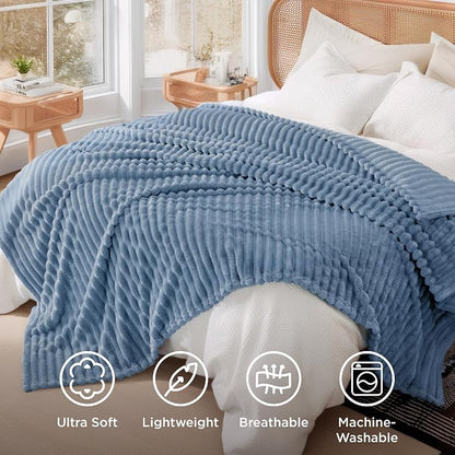 Bedsure Soft Full Size Fleece Blankets - Image 5