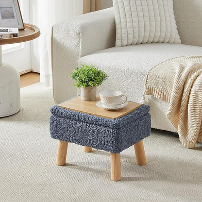 Storage Ottoman, Small Foot Stool Ottoman - Image 6