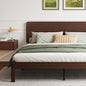 BOSRII 14in High Solid Bamboo Wood Platform King Size Bed Frame by FORYOURBETTERSLEEP