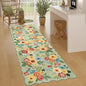 DUKINO 2x6 Runner Rug, Floral Washable Rug by DUKINO