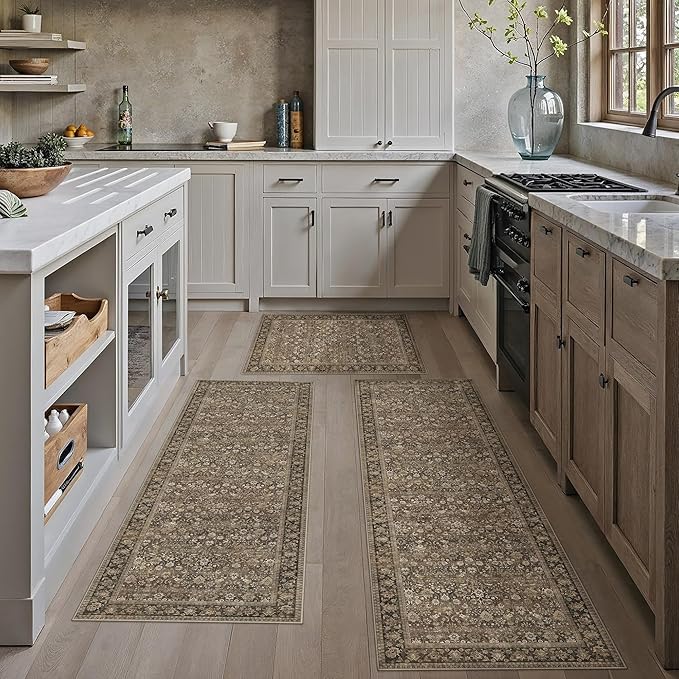 3 Piece 2x3/2x4/2x5 Washable Rug by HUGEAR