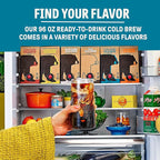 Wandering Bear Organic Vanilla Cold Brew Coffee On Tap, 96 fl oz - Extra Strong, Bold, Smooth, Unsweetened, Shelf-Stable, Ready to Drink, Gluten Free, & Vegan, Iced Cold Brewed Coffee Drinks