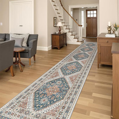 Washable Runner Rug 2.5x14, Long Kitchen Rugs Non-Slip, Soft Hallway Runner - Image 4