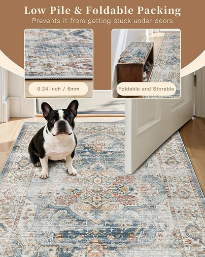 Madane Hallway Runner Rug 2x8 Washable Kitchen Rugs Non-Slip, Soft Ultra-Thin - Image 6