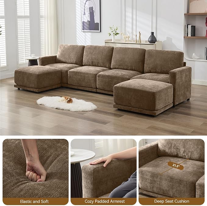 44.2" Chenille Oversized Chair - Image 5