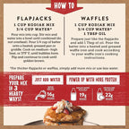 Kodiak Cakes Power Cakes - Protein Pancake Mix & Waffle Mix - 100% Whole Grain- Birthday Cake Flavor (Pack of 6)