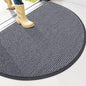 OLANLY Half Circle Front Door Mat 47x30, Waterproof Heavy-Duty Doormat | Grey by OLANLY