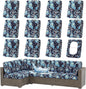 Waterproof Outdoor Cushion Covers, Stretch Patio Slipcovers | UV Resistant by hyha