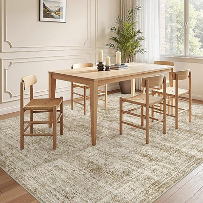 6x9 Area Rugs for Living Room, Large Washable Rug, Dining Room, Low Pile - Image 5