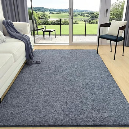 5x7 Area Rugs for Living Room Non Slip Dorm Bedroom Rug, Minimalist Washable - Image 2
