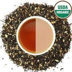 Classic Chai Tea Loose Leaf | CEYLON (110+ Cups) | 100% CERTIFIED ORGANIC Chai Ingredients| Black Tea, Cinnamon, Cardamom, Cloves & Black Pepper | Brews Chai Latte | Ancient Indian House Recipe | 8oz