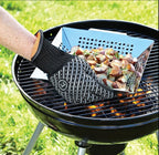 Outset Professional High Temperature Heat Deluxe Grill Glove, Small/Medium