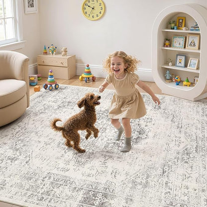 UERMEI 9x12 Area Rug Living Room Rugs - Image 8