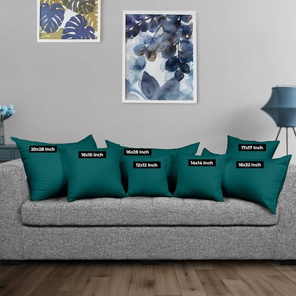 Utopia Bedding 16x16 Pillow Inserts, Dark Teal – Indoor Decorative Throw Pillows - Image 2
