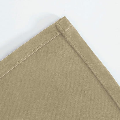 Beige Blackout Curtains 34 x 84 Inch Length/Set of 2 Curtain Panels/Thermal - Image 8