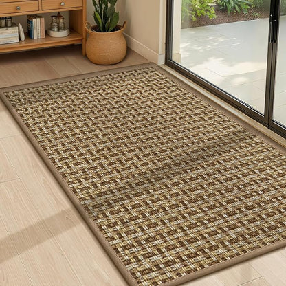 Door Mat Indoor Entrance 24"x36", Absorbent Indoor Door Mat, Non Slip Rubber by LEKEEPGO
