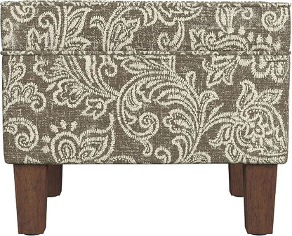 Homepop Home Decor |K7646-A880| Upholstered Modern Rectangular Storage Ottoman - Image 6