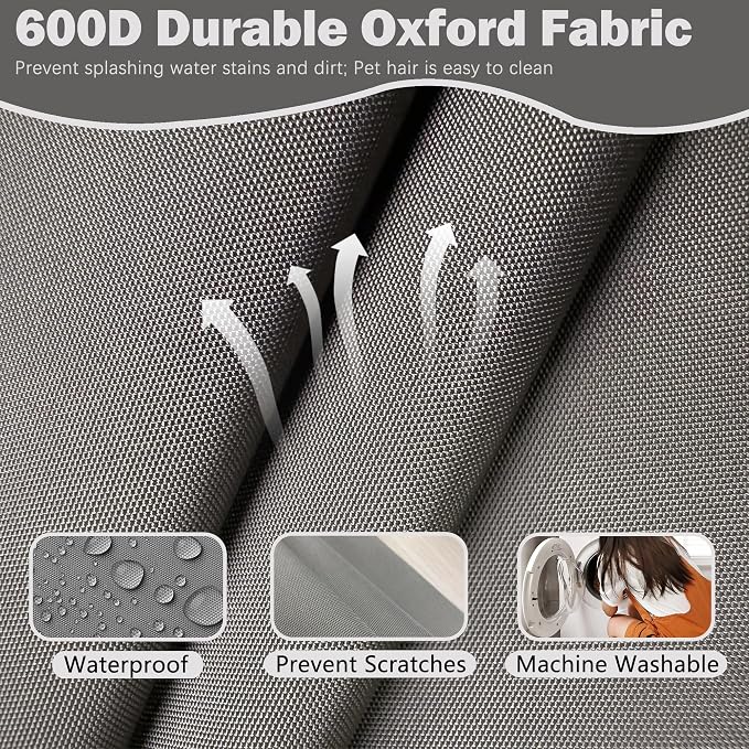 Sqodok Patio Cushion Cover 24x24 inch, Outdoor Seat Cushion Slip Cover - Image 4