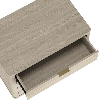 Eco-Friendly Nightstand in Natural Finish, Sustainable Bedside Table Made from - Image 6