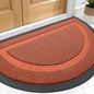 OLANLY Half Circle Front Door Mat Outside 29.5x17 All-Season Rubber Doormat | by OLANLY