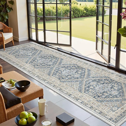 Kitchen Runner Rug Non Slip Washable Rugs 2.5x10, Carpet Runner by Restydon