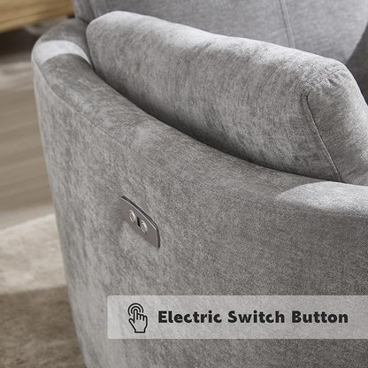 Power Recliner, Nursery Swivel Glider Rocking Chair - Image 9