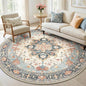 RELEANY Washable Area Rug, Round 6ft, Water Repellent, Pet Friendly, Vintage by RELEANY