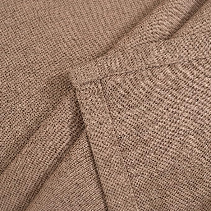 YoungsTex Linen Semi Sheer Curtains 54 Inch Length - Image 8