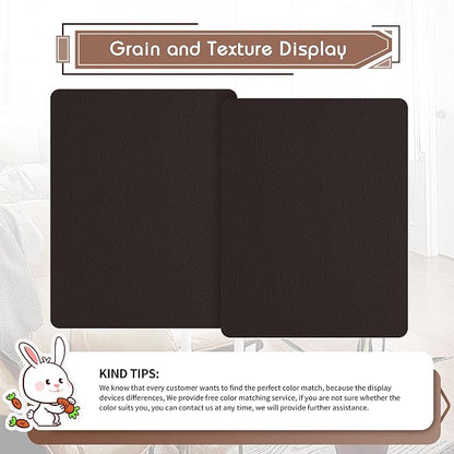 KING MOUNTAIN Leather Repair Patch, 2 Packs 9 x 11 Inches self Adhesive Leather - Image 2