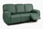 ULTICOR 8-Pieces Recliner Sofa Covers, Yarn Dyed Stretch Reclining Couch Covers by ULTICOR