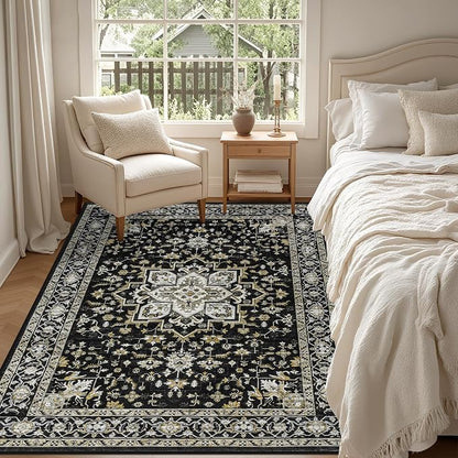 5x7 Area Rugs Living Room: Washable Rug - Image 4
