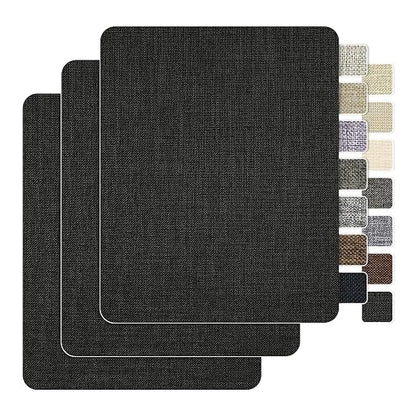 BESEZX Linen Fabric Repair Patch，3 PCS 9 * 11 Inch Self-Adhesive Couch Fabric by Besezx
