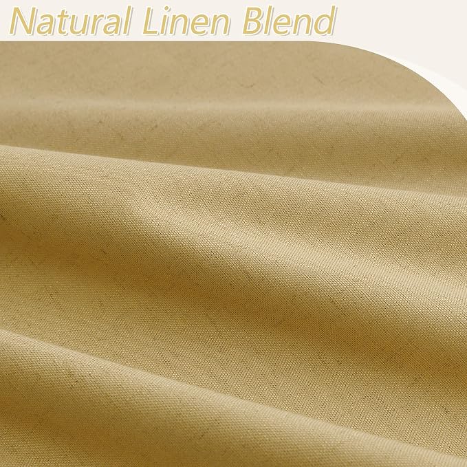 100% Blackout Curtains 84 Inch Length 2 Panels Set - Image 3