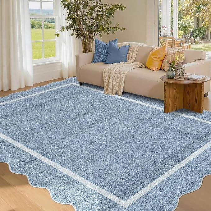 GarveeHome Scalloped 3x5 Washable Rug - Image 8