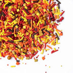 Sweets Indeed Thankful Fall Sprinklefetti Mix – 4 oz Jar | Autumn Sprinkles with Jimmies, Nonpareils, Leaf Quins & Sugar Pearls | Thanksgiving Cupcake & Cookie Decorations