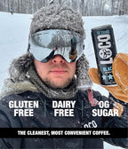 Loco Coffee Black Cold Brew 11 Ounce Can, 12 Count | Zero Sugar, 190mg Caffeine | Gluten Free and Dairy Free | Low Calorie Iced Coffee
