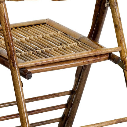 Flash Furniture Folding Bohemian Bamboo Chairs - Image 13