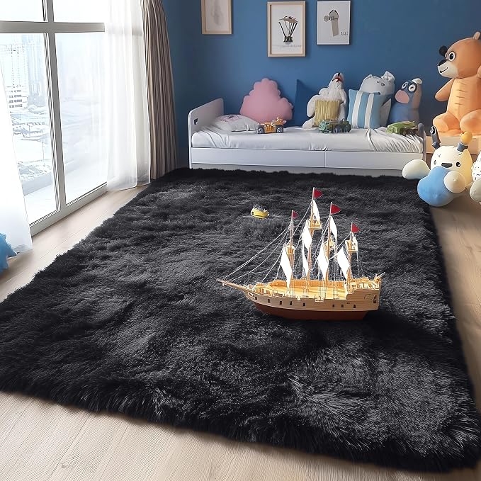 OLANLY 4x8 Area Rugs for Living Room Bedroom, Machine Washable Soft Fluffy - Image 7