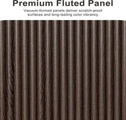 2-Piece Fluted Living Room Set Includes 31.5" Fluted Lift Top Coffee Table - Image 9
